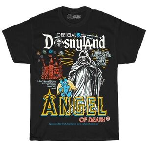 Unisex Angel of Dosny Tee Black Size XL